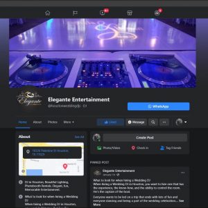 DJs in Houston Elegante Facebook Page Join Us