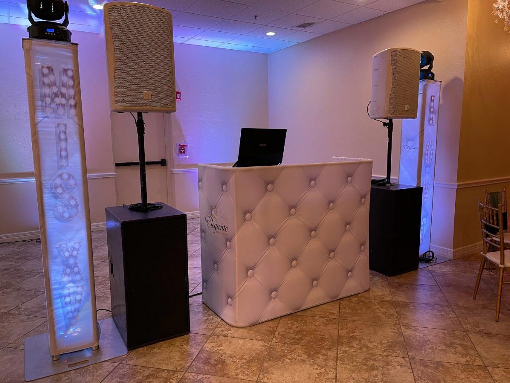Quinceanera DJ houston Set up Elegantte