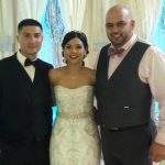 DJ in Houston DJ Francisco With Happy Bride and Groom-700